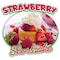 Signmission Strawberry ShortcakeConcession Stand Food Truck Sticker, 8" x 4.5", D-DC-8 Strawberry Shortcake19 D-DC-8 Strawberry Shortcake19 - alternate 1